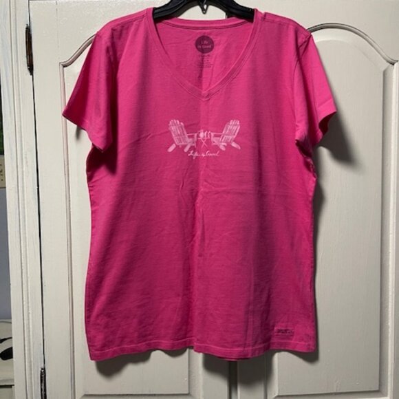 Life is Good Crusher Tee Size L - Picture 1 of 3